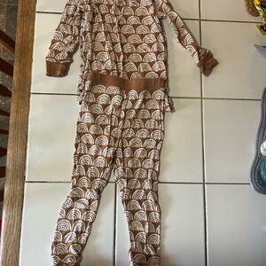 Little Sleepies rustic rainbow set